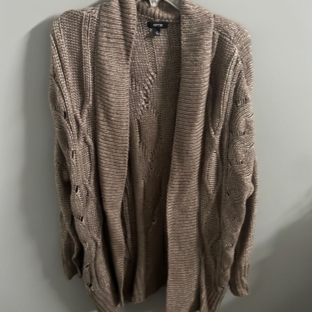 APT 9 brown cardigan